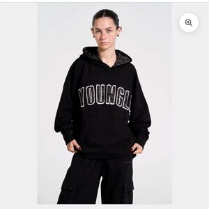 YoungLA for her Camo Hoodie